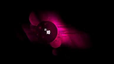 梦幻紫色粒子装饰婚礼图像展示AE模板视频的预览图